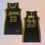 Camiseta Mujer Los Angeles Lakers Lebron James NO 23 Negro