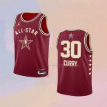 Camiseta Nino All Star 2024 Golden State Warriors Stephen Curry NO 30 Rojo