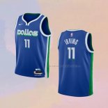 Camiseta Nino Dallas Mavericks Kyrie Irving NO 11 Ciudad 2022-23 Azul