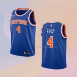 Camiseta Nino New York Knicks Derrick Rose NO 4 Icon Azul