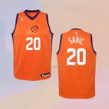 Camiseta Nino Phoenix Suns Dario Saric Statement 2020-21 Naranja
