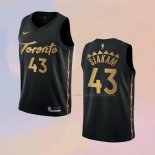 Camiseta Toronto Raptors Pascal Siakam NO 43 Ciudad 2019-20 Negro