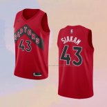 Camiseta Toronto Raptors Pascal Siakam NO 43 Icon 2020-21 Rojo