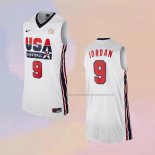 Camiseta USA 1992 Michael Jordan NO 9 Blanco