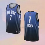 Camiseta All Star 2023 Boston Celtics Jaylen Brown NO 7 Azul