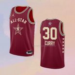 Camiseta All Star 2024 Golden State Warriors Stephen Curry NO 30 Rojo