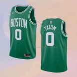 Camiseta Boston Celtics Jayson Tatum NO 0 Icon 2020-21 Verde