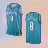 Camiseta Charlotte Hornets Dennis Smith JR NO 8 Classic 2023-24 Verde