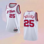 Camiseta Houston Rockets Reggie Bullock NO 25 Ciudad 2023-24 Blanco