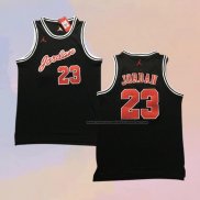 Camiseta Michael Jordan NO 23 Negro Rojo