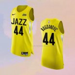 Camiseta Utah Jazz Bojan Bogdanovic NO 44 Icon Autentico 2022-23 Amarillo