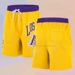 Pantalone Los Angeles Lakers Big Logo Just Don Amarillo
