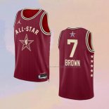 Camiseta All Star 2024 Boston Celtics Jaylen Brown NO 7 Rojo
