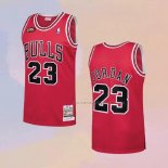 Camiseta Chicago Bulls Michael Jordan NO 23 1997-98 NBA Finals Mitchell & Ness Rojo