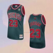 Camiseta Chicago Bulls Michael Jordan NO 23 Mitchell & Ness 1997-98 Verde