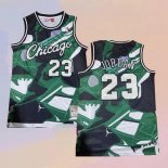 Camiseta Chicago Bulls Michael Jordan NO 23 Mitchell & Ness Verde