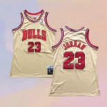 Camiseta Chicago Bulls Michael Jordan NO 23 Retro Crema