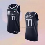 Camiseta Dallas Mavericks Luka Doncic NO 77 Statement Autentico 2022-23 Azul