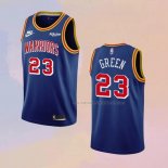 Camiseta Golden State Warriors Draymond Green NO 23 75th Anniversary Azul