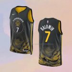 Camiseta Golden State Warriors Patrick Baldwin NO 7 Ciudad 2022-23 Negro
