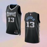 Camiseta Memphis Grizzlies Jaren Jackson JR. NO 13 Ciudad 2022-23 Negro