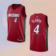 Camiseta Miami Heat Victor Oladipo NO 4 Statement 2020-21 Rojo