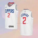 Camiseta Nino Los Angeles Clippers Kawhi Leonard NO 2 Association 2020-21 Blanco