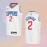 Camiseta Nino Los Angeles Clippers Kawhi Leonard NO 2 Association 2020-21 Blanco