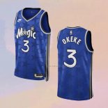 Camiseta Orlando Magic Chuma Okeke NO 3 Classic 2023-24 Azul