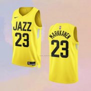 Camiseta Utah Jazz Lauri Markkanen NO 23 Icon 2022-23 Amarillo