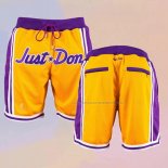 Pantalone Los Angeles Lakers Just Don Amarillo2