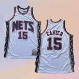 Camiseta Brooklyn Nets Vince Carter NO 15 Mitchell & Ness 2006-07 Blanco
