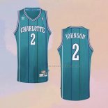 Camiseta Charlotte Hornets Larry Johnson NO 2 Retro Azul