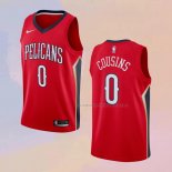 Camiseta New Orleans Pelicans DeMarcus Cousins NO 0 Statement Rojo