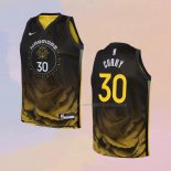 Camiseta Nino Golden State Warriors Stephen Curry NO 30 Ciudad 2022-23 Negro