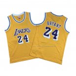 Camiseta Nino Los Angeles Lakers Kobe Bryant NO 24 Icon 2018-19 Amarillo2