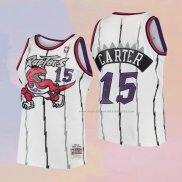 Camiseta Nino Toronto Raptors Vince Carter NO 15 Mitchell & Ness 1998-99 Blanco