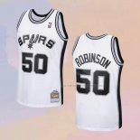 Camiseta San Antonio Spurs David Robinson NO 50 Mitchell & Ness 1998-99 Blanco