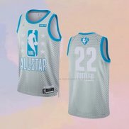 Camiseta All Star 2022 Miami Heat Jimmy Butler NO 22 Gris