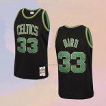 Camiseta Boston Celtics Larry Bird NO 33 Mitchell & Ness 1985-86 Negro