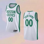 Camiseta Boston Celtics Personalizada Ciudad 2020-21 Blanco