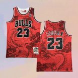 Camiseta Chicago Bulls Michael Jordan NO 23 Asian Heritage Throwback 1997-98 Rojo