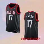 Camiseta Houston Rockets Tari Eason NO 17 Statement 2023-24 Negro