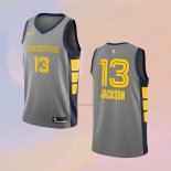 Camiseta Memphis Grizzlies Jaren Jackson Jr. NO 13 Ciudad Gris