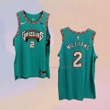 Camiseta Memphis Grizzlies Jason Williams NO 2 Classic Autentico Verde