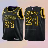 Camiseta Nino Los Angeles Lakers Kobe Bryant NO 24 Ciudad 2017-18 Negro