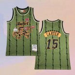 Camiseta Toronto Raptors Vince Carter NO 15 Mitchell & Ness 1998-99 Verde