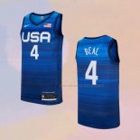 Camiseta USA 2021 Bradley Beal NO 4 Azul