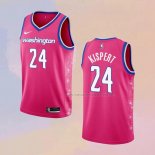 Camiseta Washington Wizards Corey Kispert NO 24 Ciudad 2022-23 Rosa