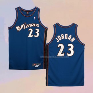 Camiseta Washington Wizards Michael Jordan NO 23 Retro Azul